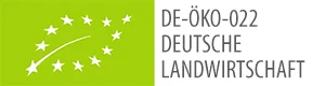 Logo des EU-Bio-Siegel (DE-ÖKO-022) DEUTSCHE LANDWIRTSCHAFT